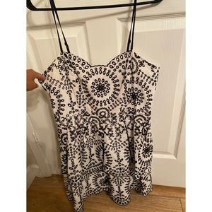 Express Embroidered Lace Dress
